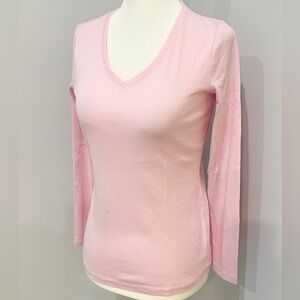 Talbots "The Talbots Tee" Petite V-neck Shirt